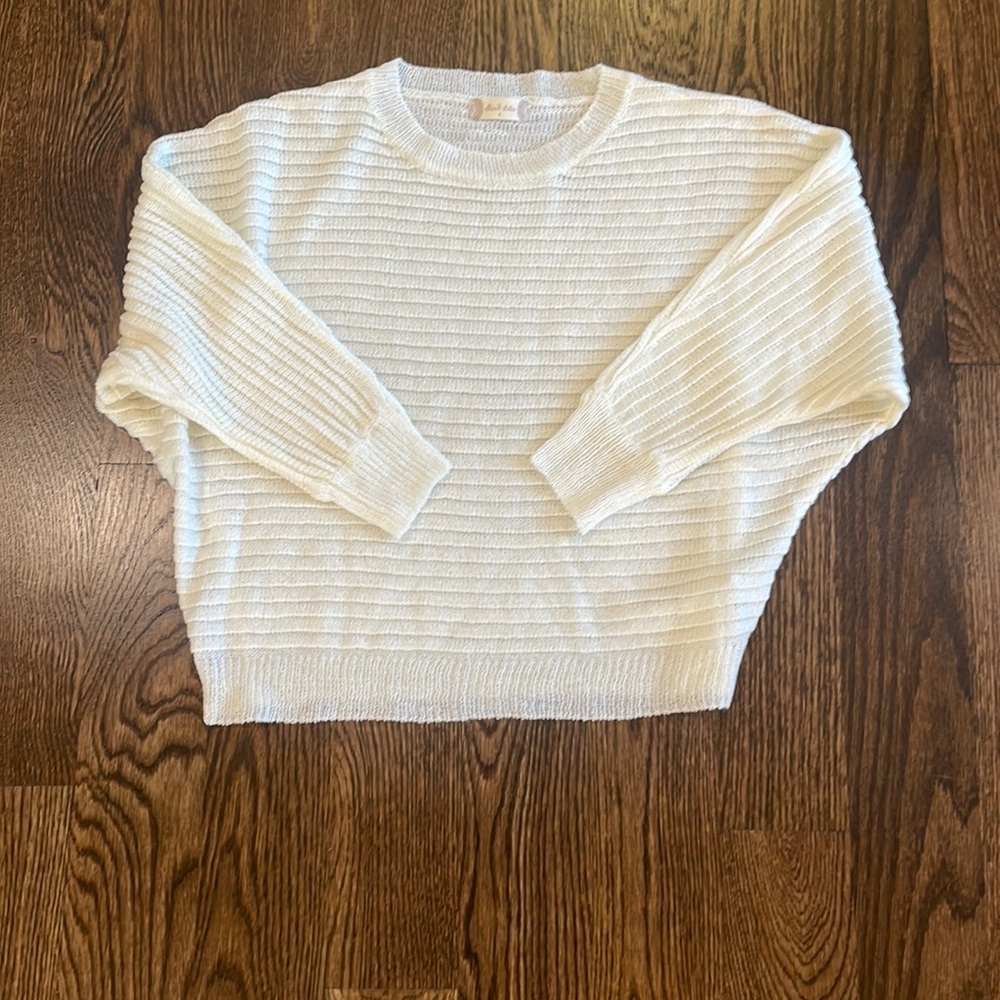 Cream sweater!
